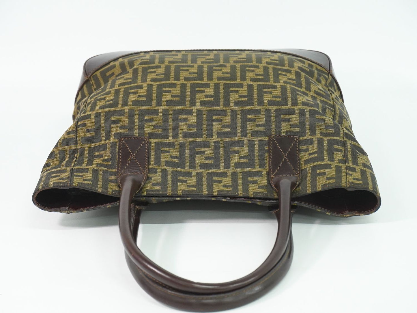 Fendi Zucca Tote Canvas Brown — view 5