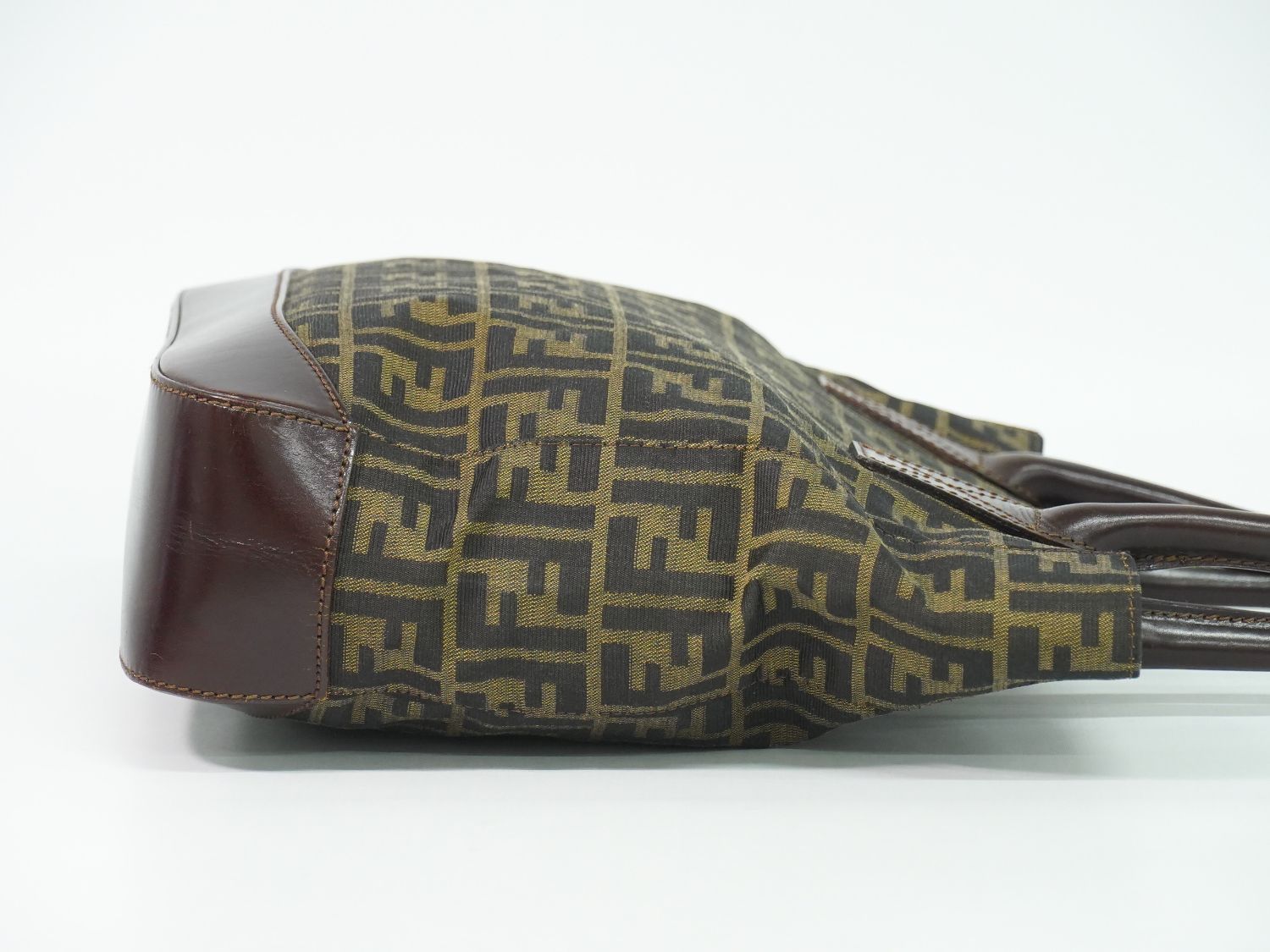 Fendi Zucca Tote Canvas Brown — view 4