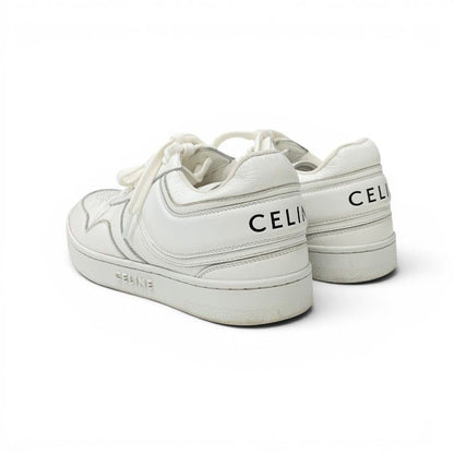 Celine Sneakers Shoes Leather White Logo — view 4