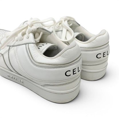 Celine Sneakers Shoes Leather White Logo — view 9