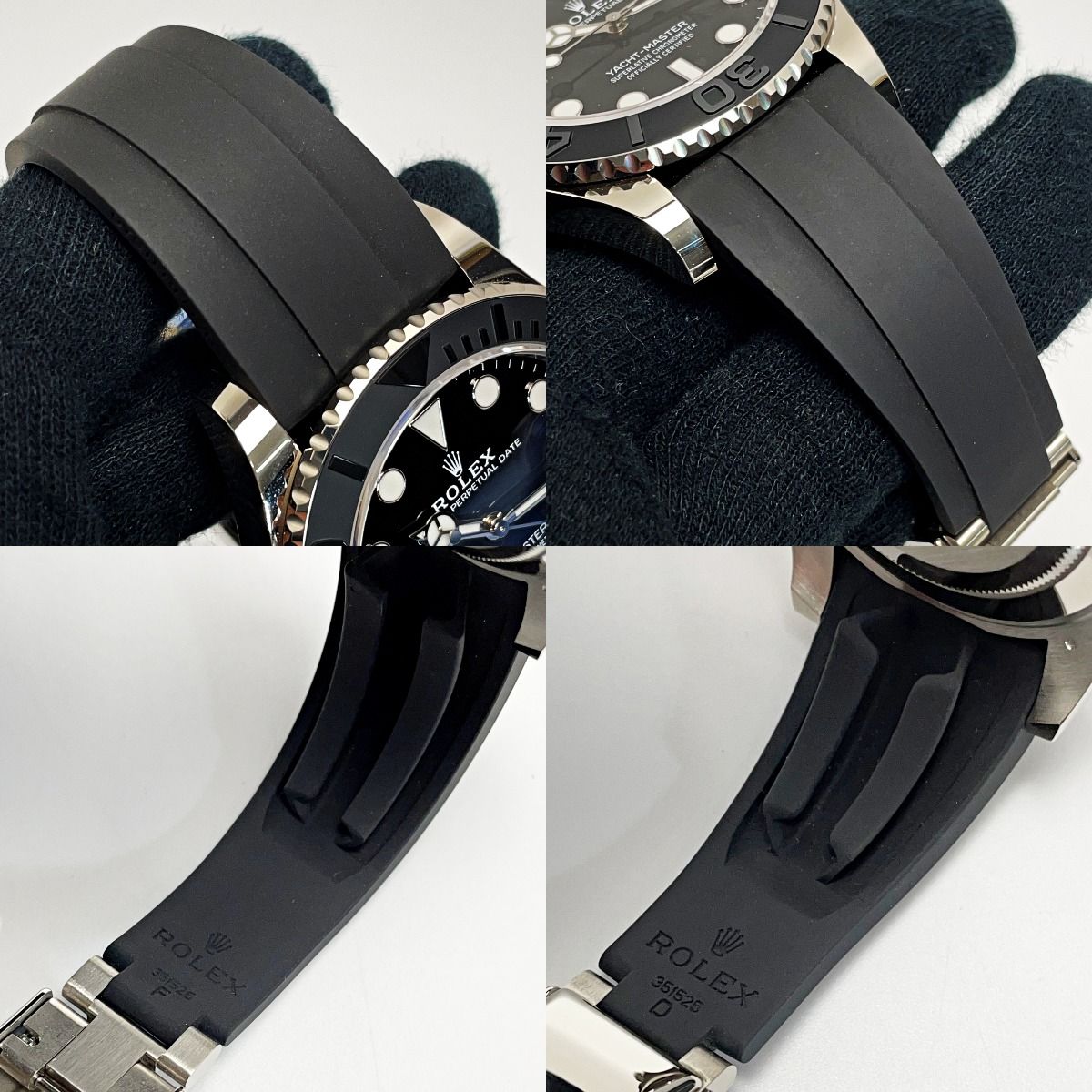 Rolex Yottomar Star 42 Black Automatic White Gold Watch — view 7