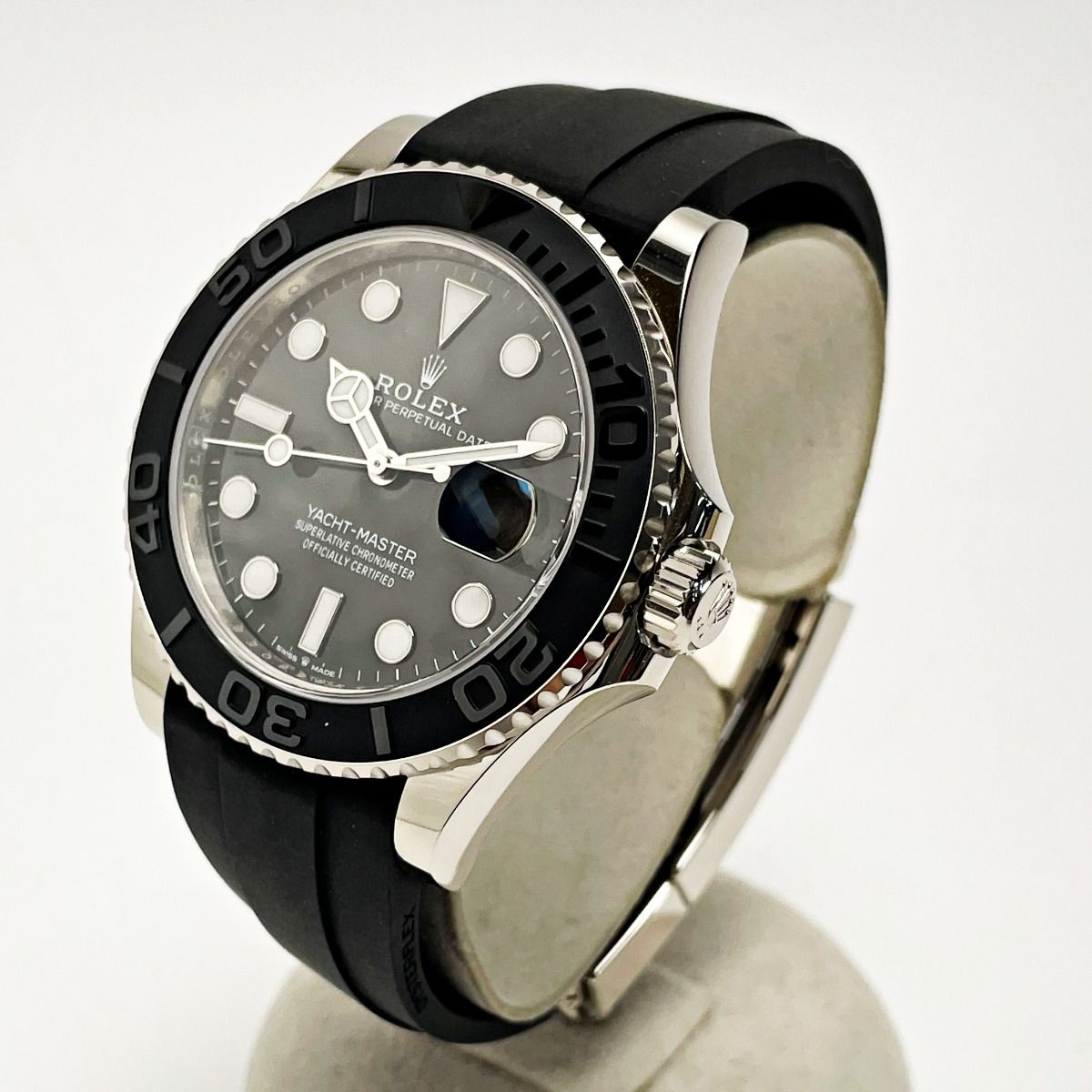 Rolex Yottomar Star 42 Black Automatic White Gold Watch — view 2