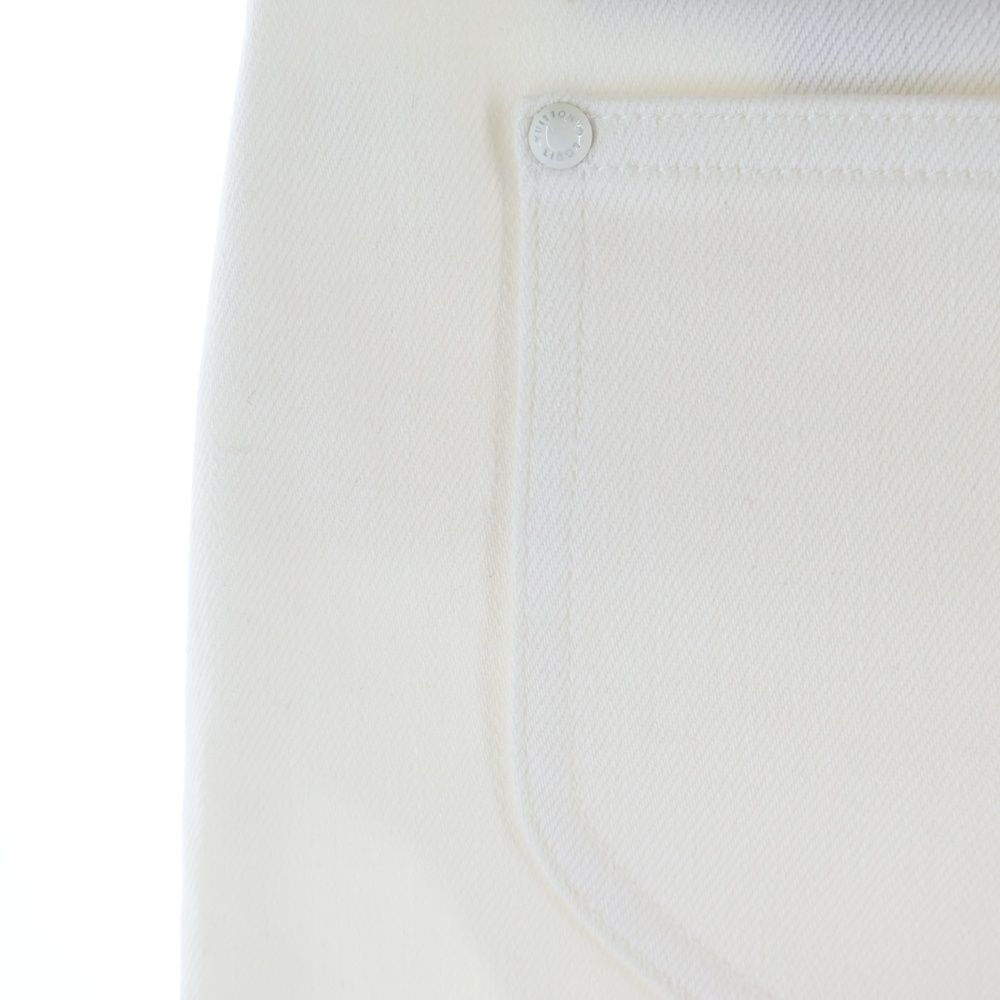 Louis Vuitton Cotton Slim Straight Denim Pants Jeans White Dkn — view 4
