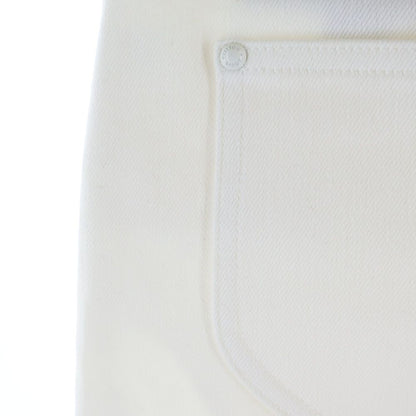 Louis Vuitton Cotton Slim Straight Denim Pants Jeans White Dkn — view 4