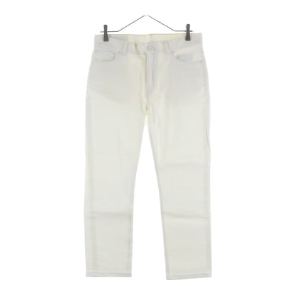 Louis Vuitton Cotton Slim Straight Denim Pants Jeans White Dkn