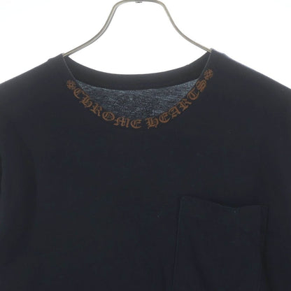 Chrome Hearts Neck Logo L S T-Shirt Crew Long Sleeve Long T Black Brown — view 3