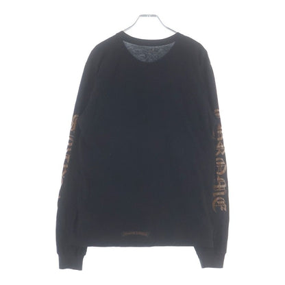 Chrome Hearts Neck Logo L S T-Shirt Crew Long Sleeve Long T Black Brown — view 2