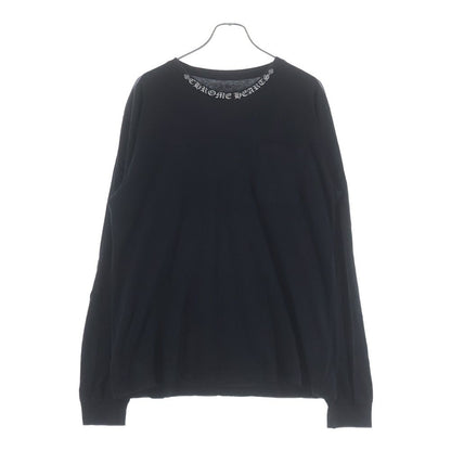 Chrome Hearts Neck Logo L S T-Shirt Arm Floral Backhoe Swoosh Print Crew Long — view 2