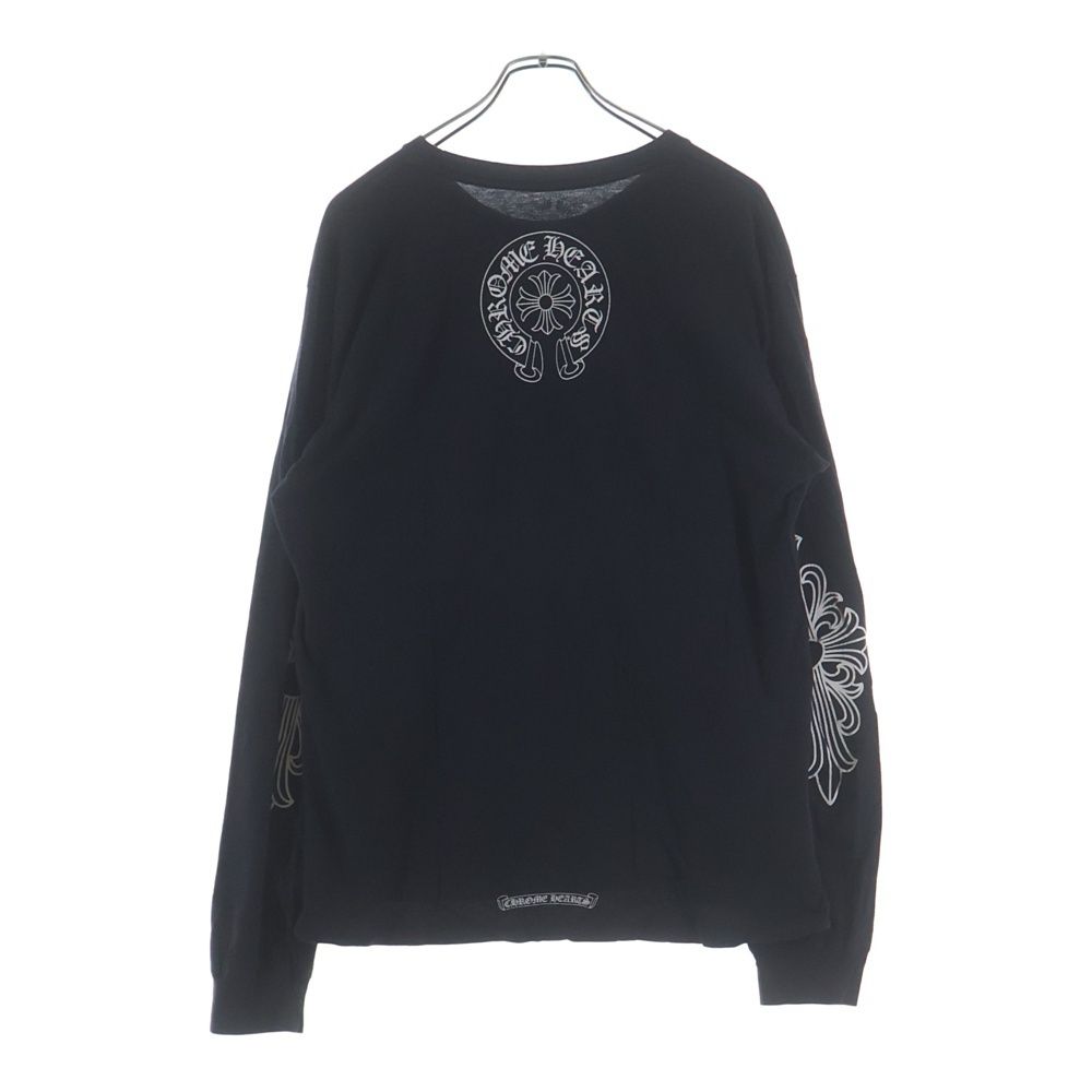 Chrome Hearts Neck Logo L S T-Shirt Arm Floral Backhoe Swoosh Print Crew Long