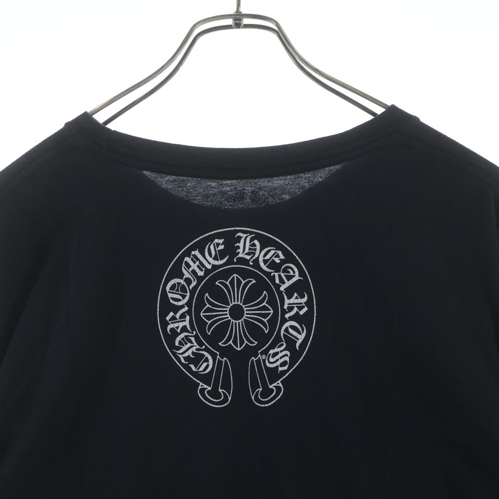 Chrome Hearts Neck Logo L S T-Shirt Arm Floral Backhoe Swoosh Print Crew Long — view 4