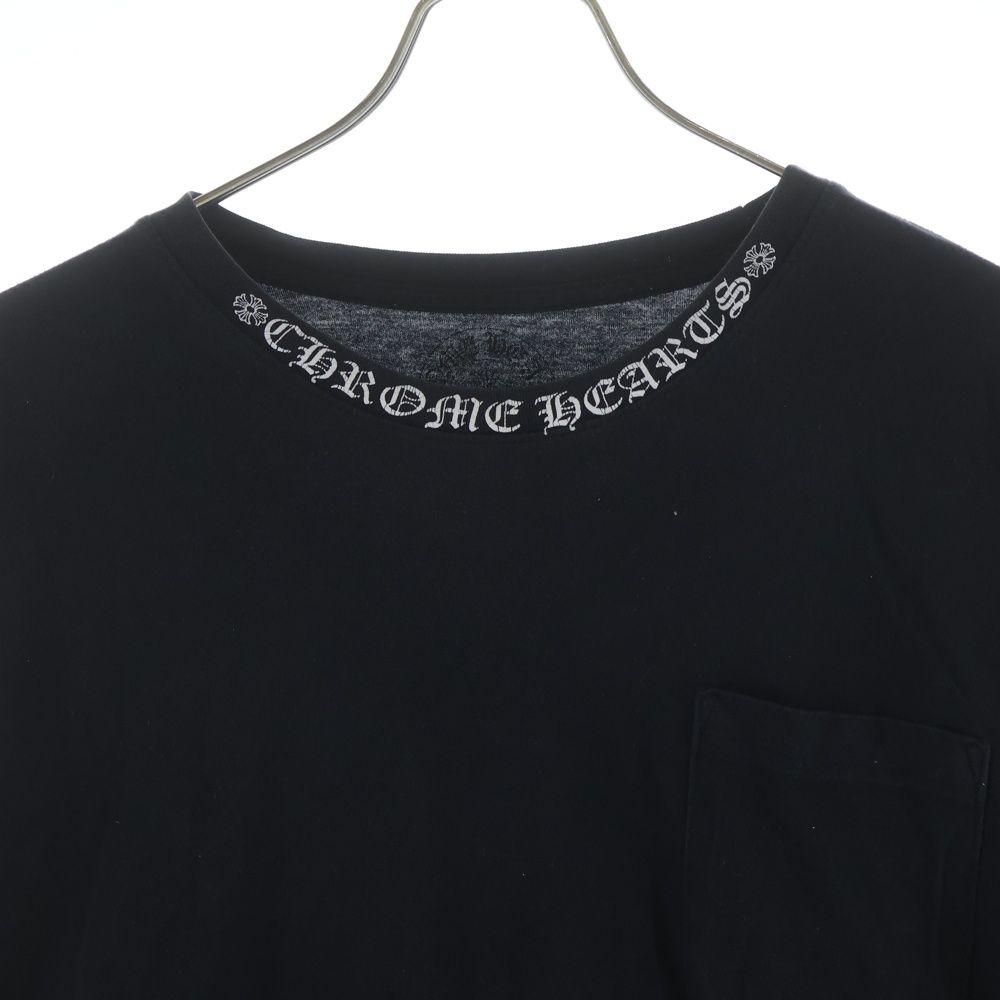 Chrome Hearts Neck Logo L S T-Shirt Arm Floral Backhoe Swoosh Print Crew Long — view 3