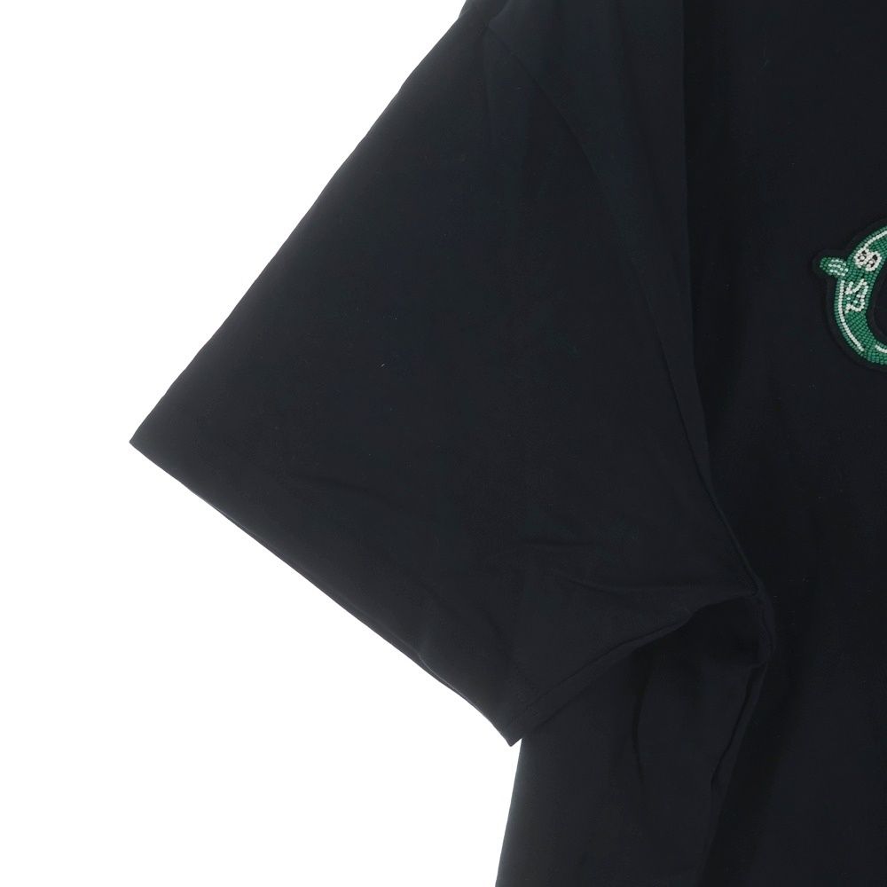 Dior Kenny Scharf Beads CD Logo T-Shirt Front CD Embroidery Crew Neck Short — view 6