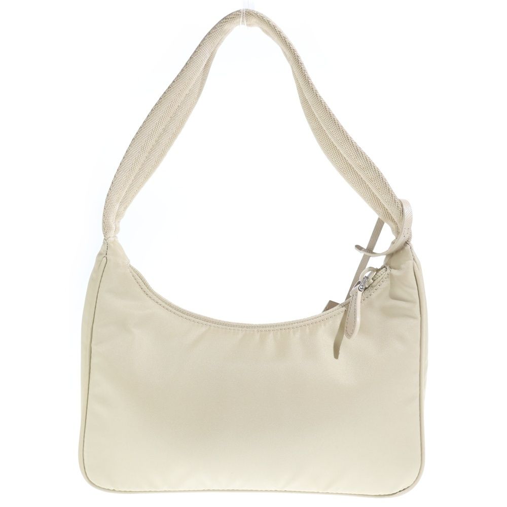 Prada Reedition Nylon Mini Handbag Beige — view 2
