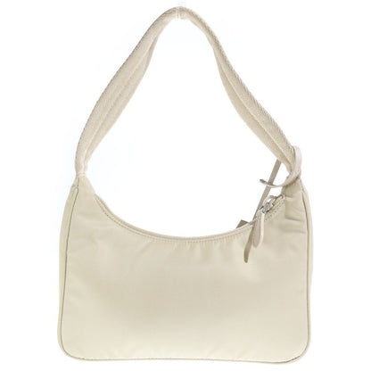 Prada Reedition Nylon Mini Handbag Beige — view 2