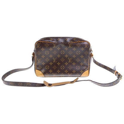 Louis Vuitton Monogram Nile Shoulder Bag Brown Leather Gold — view 2
