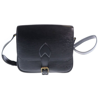 Louis Vuitton Cartoon Noir Epi Leather Shoulder Bag Gold Black