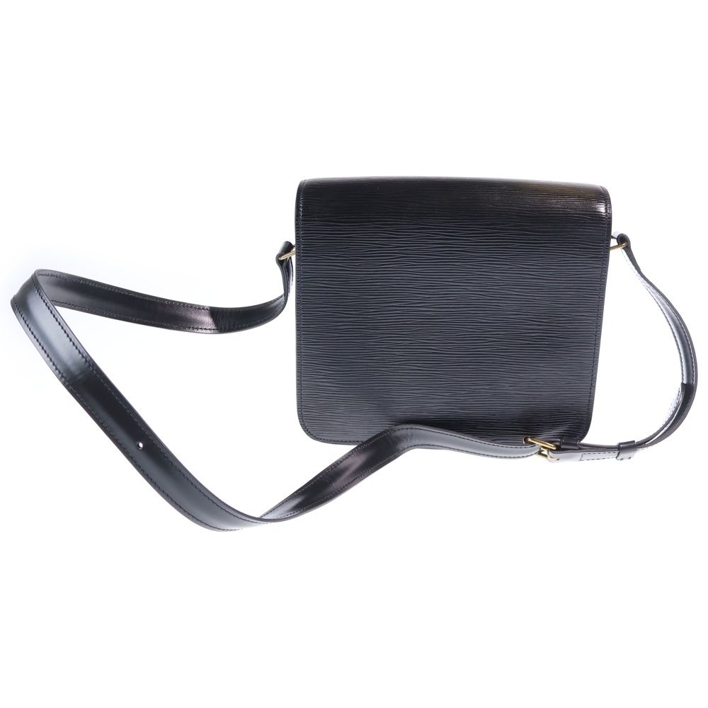 Louis Vuitton Cartoon Noir Epi Leather Shoulder Bag Gold Black — view 2