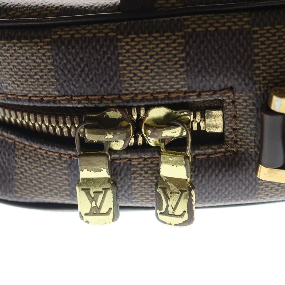 Louis Vuitton Ipanema PM Damier Leather Shoulder Bag Gold Brown — view 5