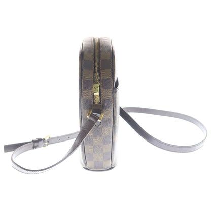 Louis Vuitton Ipanema PM Damier Leather Shoulder Bag Gold Brown — view 3