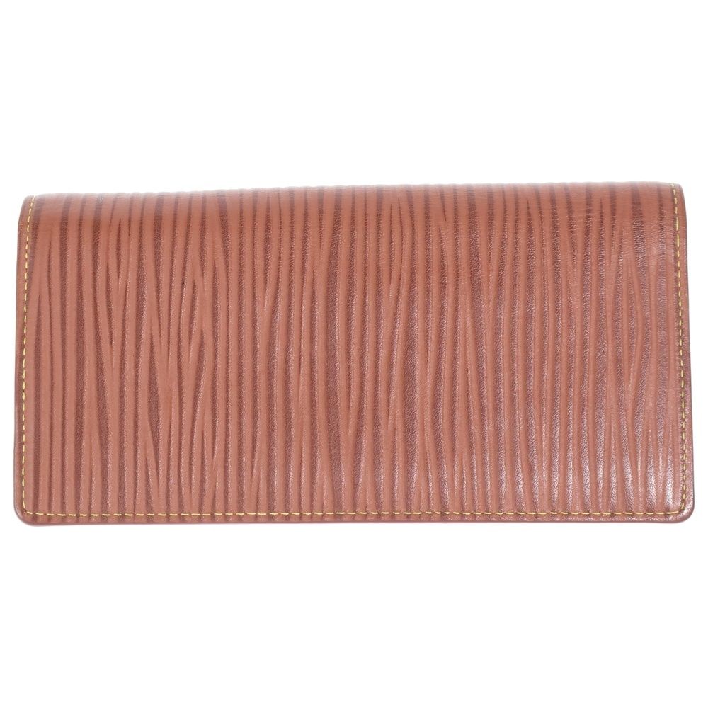 Louis Vuitton Epi XL Portefeuille Brazza Bifold Wallet Card Case Brown Leather — view 2