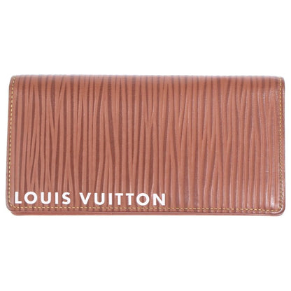 Louis Vuitton Epi XL Portefeuille Brazza Bifold Wallet Card Case Brown Leather