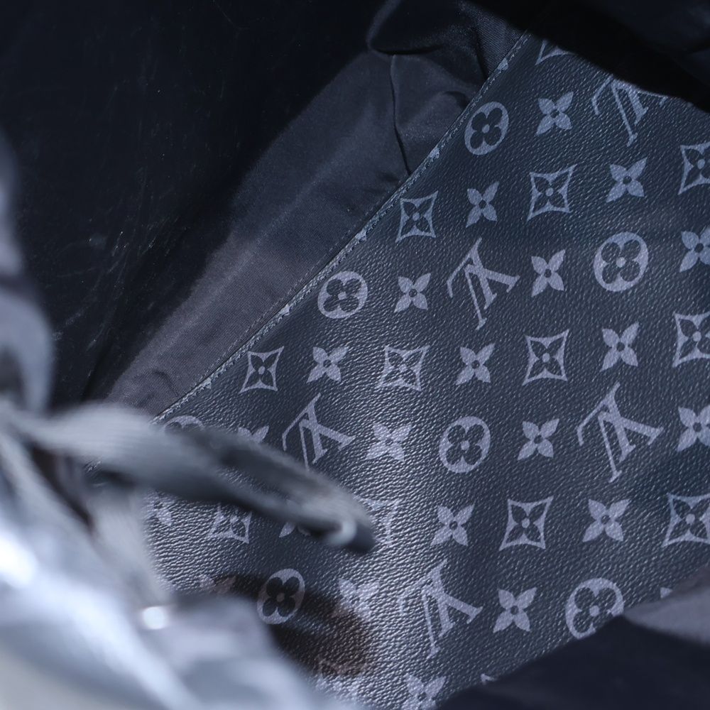 Louis Vuitton Monogram Eclipse Nap Backpack Cover Light Gray — view 4