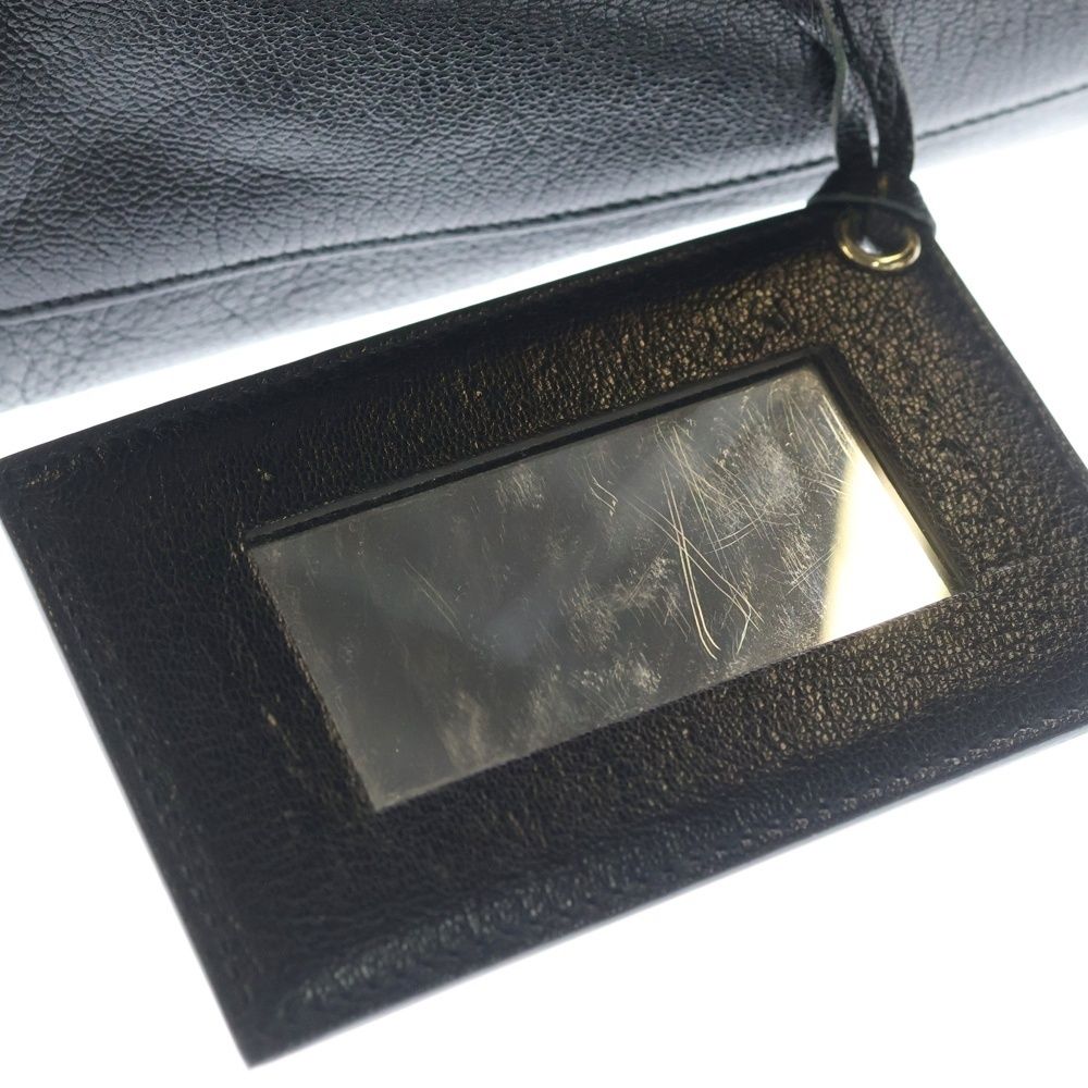 Balenciaga the City 2-Way Shoulder Bag Black Leather Gold — view 6