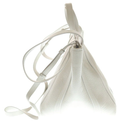 Balenciaga Everyday Small 2-Way Tote Shoulder Bag White Leather Silver — view 3