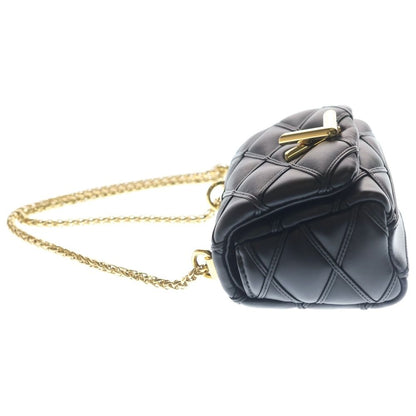 Louis Vuitton Maltage Pico Shoulder Bag Chain Black Noir Leather Gold — view 3