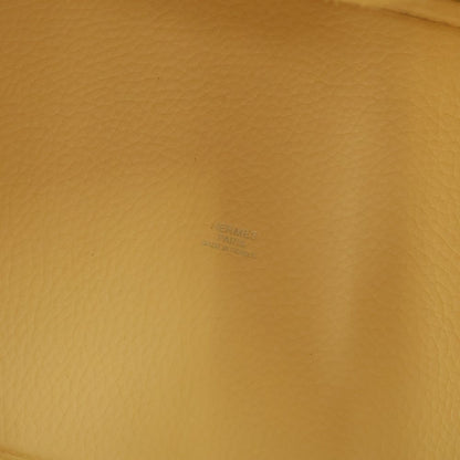 Hermes Picotin Lock MM Taurillon Clemence Leather Nata Handbag Silver Ivory — view 4