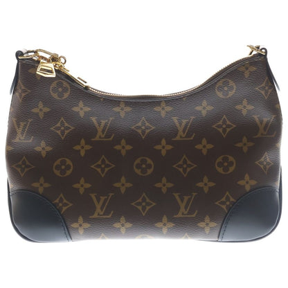 Louis Vuitton Boulogne NM Monogram Leather 2-Way Chain Shoulder Bag Gold Brown