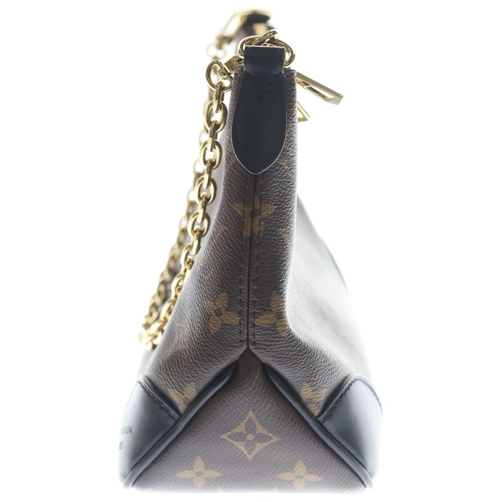 Louis Vuitton Boulogne NM Monogram Leather 2-Way Chain Shoulder Bag Gold Brown — view 3