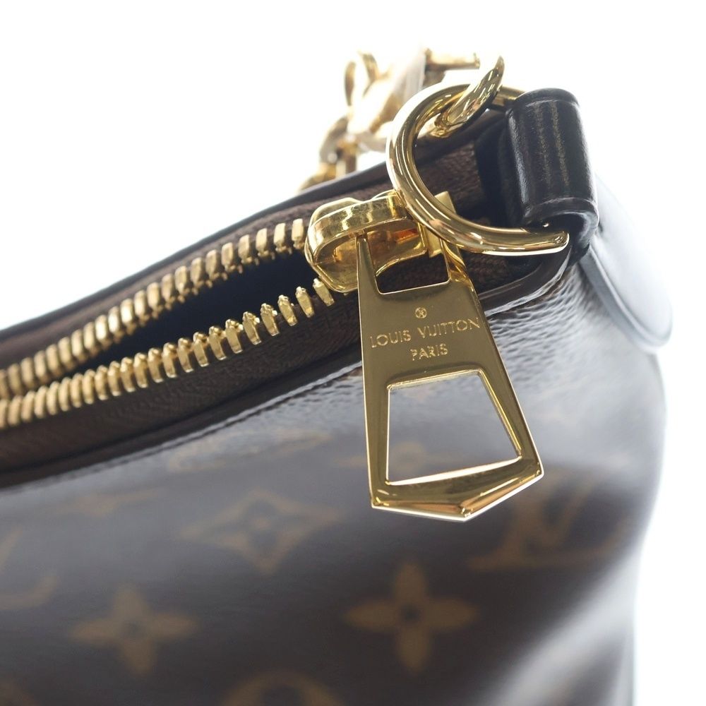 Louis Vuitton Boulogne NM Monogram Leather 2-Way Chain Shoulder Bag Gold Brown — view 5