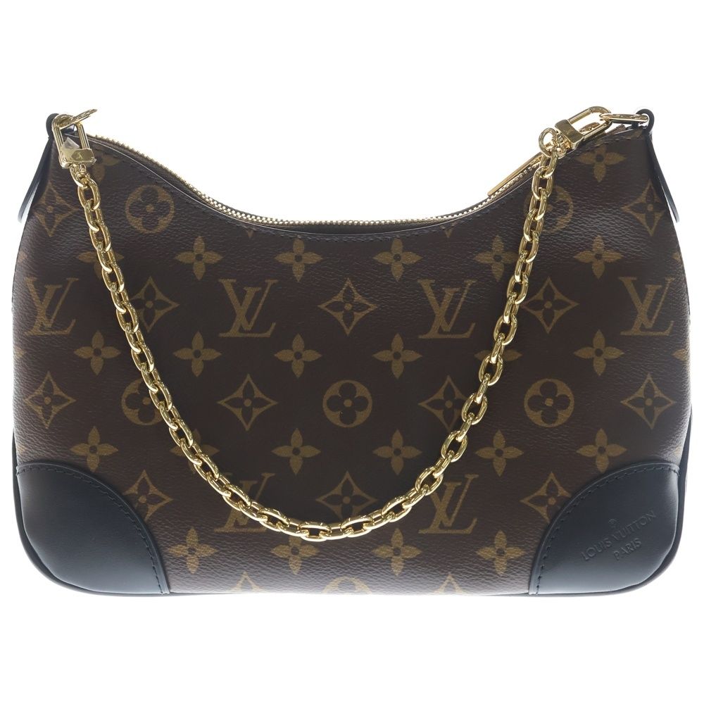 Louis Vuitton Boulogne NM Monogram Leather 2-Way Chain Shoulder Bag Gold Brown — view 2