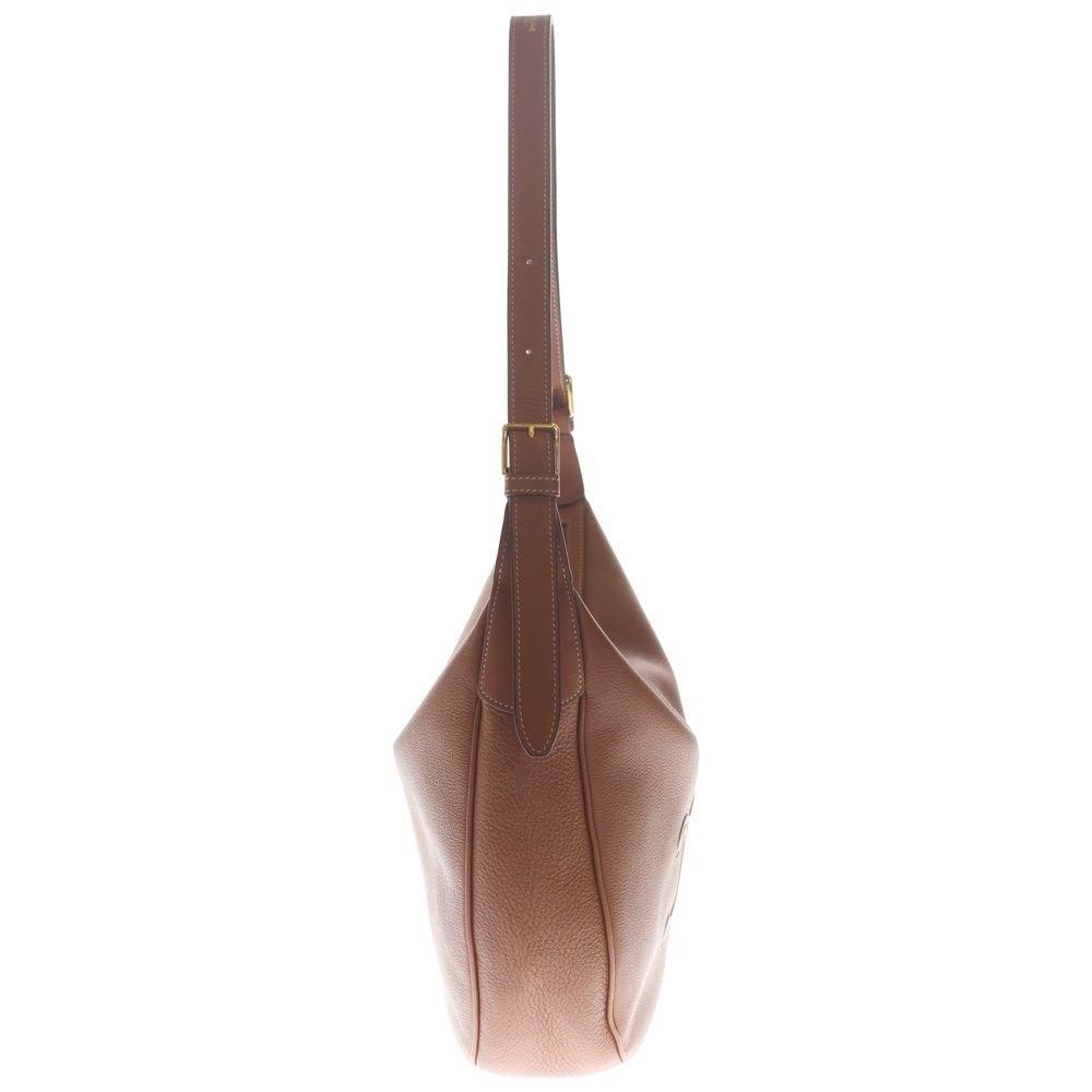 Celine Triomphe Small Eloise Shoulder Bag Brown Leather Gold — view 3