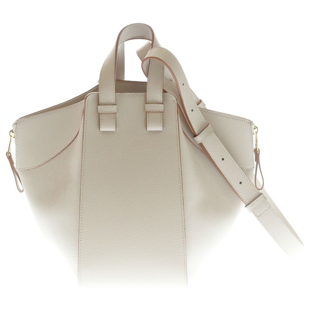 Loewe Hammock Small Leather 2-Way Bag Gold Ivory — view 2