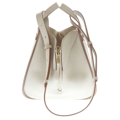 Loewe Hammock Small Leather 2-Way Bag Gold Ivory — view 3