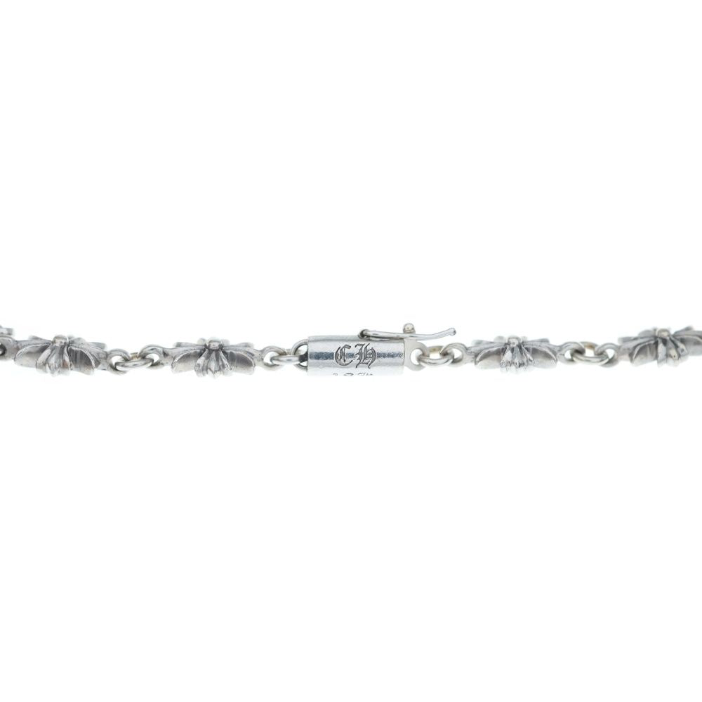 Chrome Hearts Tny P Dia Tiny Fat Cross Pave Diamond Necklace White Gold — view 4