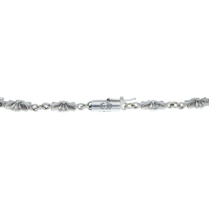 Chrome Hearts Tny P Dia Tiny Fat Cross Pave Diamond Necklace White Gold — view 4