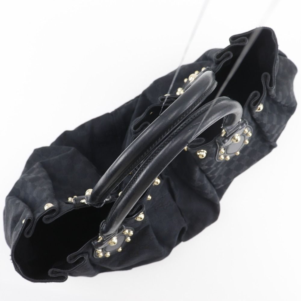 Gucci Studded GG Canvas Black Tote — view 5