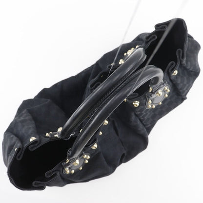 Gucci Studded GG Canvas Black Tote — view 5