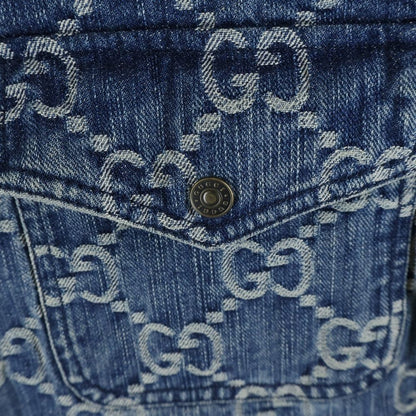 Gucci GG Jacquard Denim Shirt Indigo — view 6