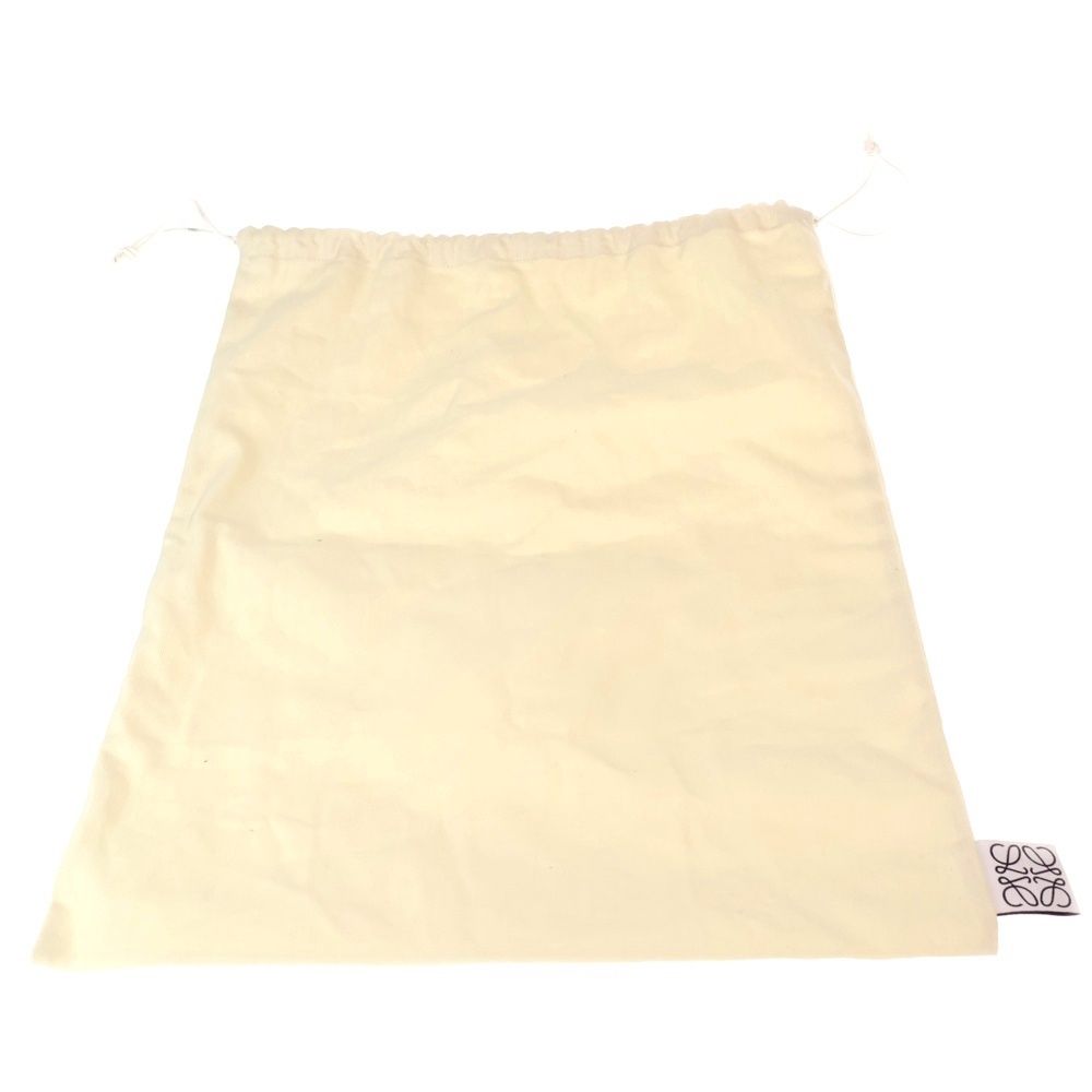 Loewe Paula's Ibiza Leather Logo Patch Canvas Bucket Hat Beige — view 6