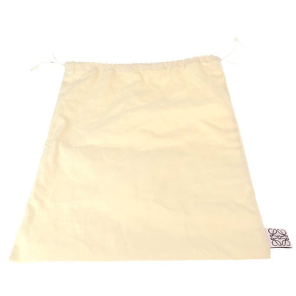 Loewe Paula's Ibiza Leather Logo Patch Canvas Bucket Hat Beige — view 6