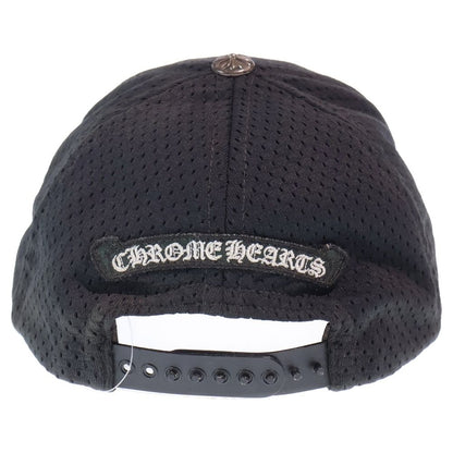 Chrome Hearts Mesh Cap CH Logo Embroidery Baseball Cap Hat Black — view 2