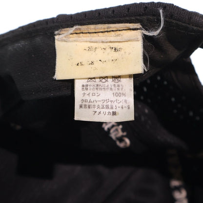 Chrome Hearts Mesh Cap CH Logo Embroidery Baseball Cap Hat Black — view 8