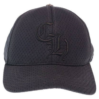 Chrome Hearts Mesh Cap CH Logo Embroidery Baseball Cap Hat Black — view 4