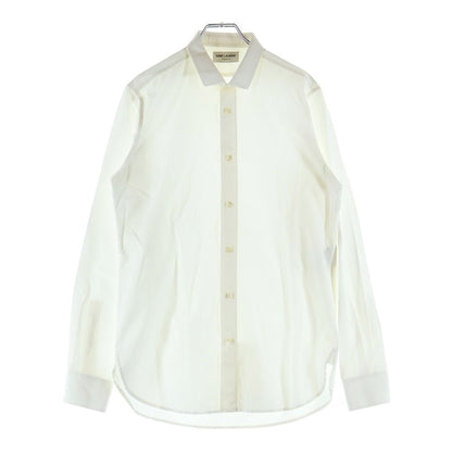 Saint Laurent Paris Dylankara Long Sleeve Shirt White