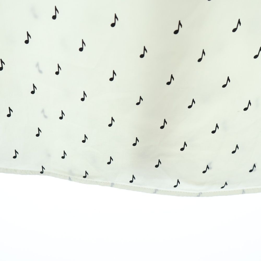 Celine Music Note Long Sleeve Shirt White — view 6