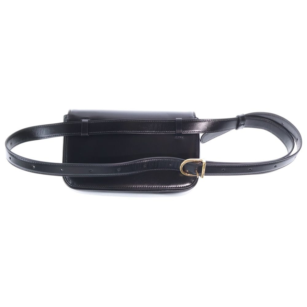 Celine Tassels Small Shoulder Bag Black Leather Gold — view 2